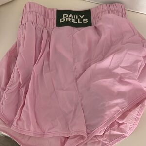 Daily drills pink bubble shorts